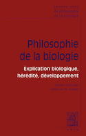 Philosophie de la biologie, v. 01